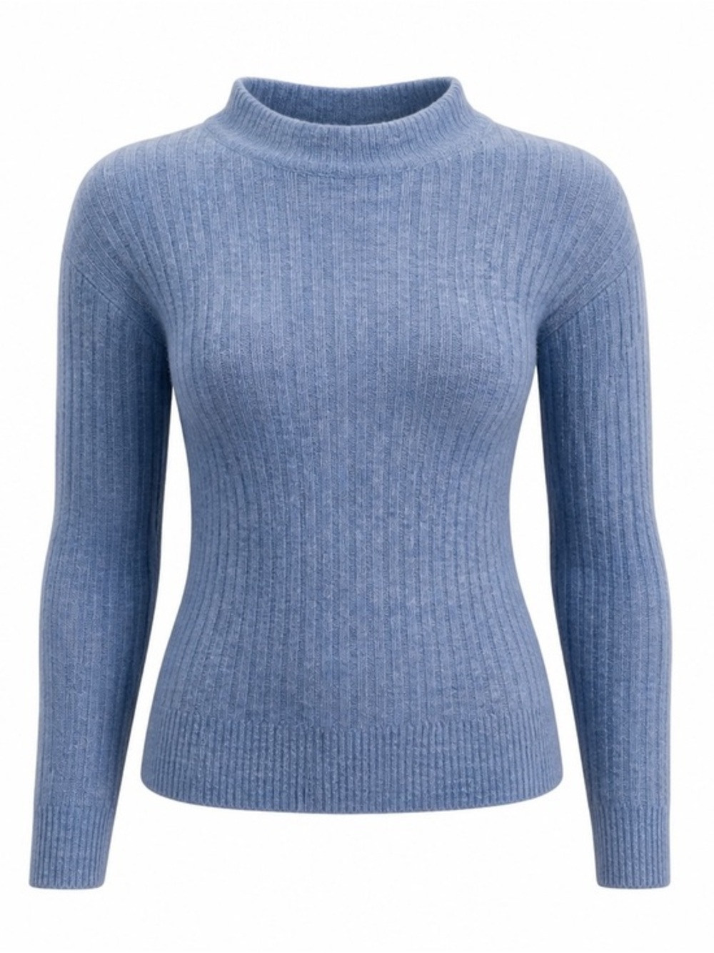 LOFT Soft Blue Cowl Neck Sweater​ - Extra small